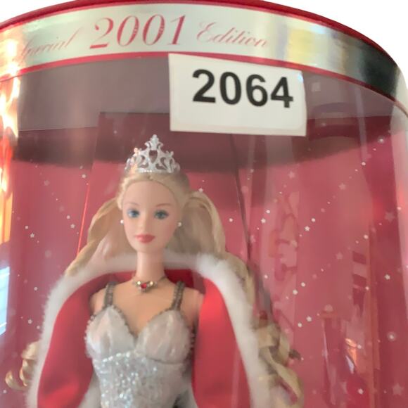 2001 Vintage Holiday Celebrations Barbie Doll Special Edition Blond New in Box - Picture 9 of 9
